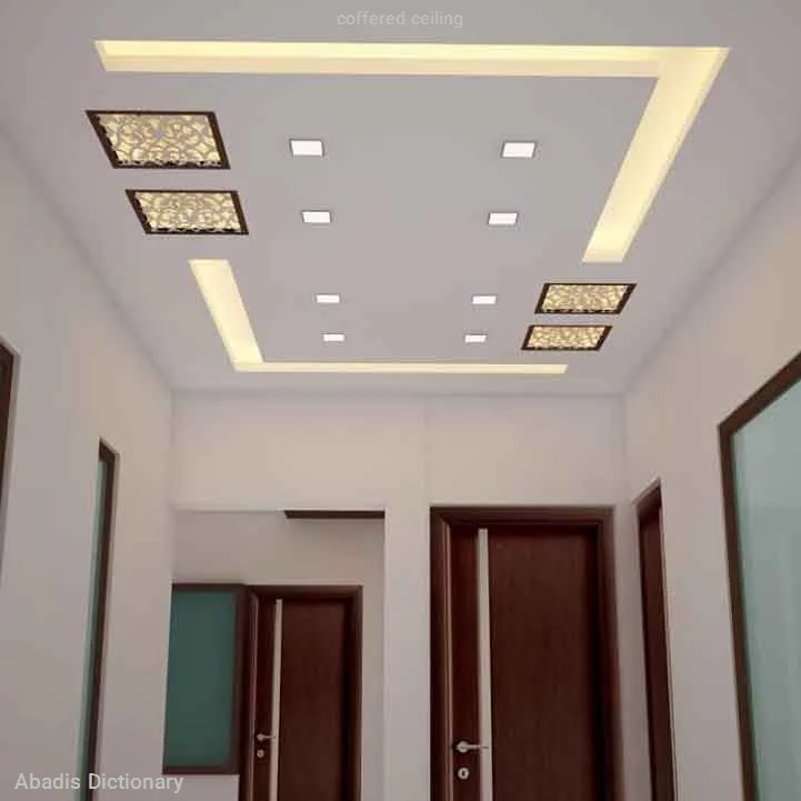 coffered ceiling